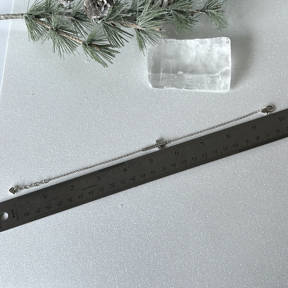 Brighton Inner Shine Cross Anklet NWOT - Picture 9 of 14